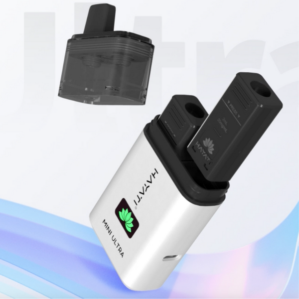 Dual Flavours Of Hayati Mini Ultra 1500+ Puff Twist Prefilled Pod Kit