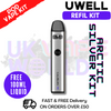 Shop Arctic Silver Kit Uwell Caliburn A2 Pod Kit + Free 100ML E Liquid - UK Vape World
