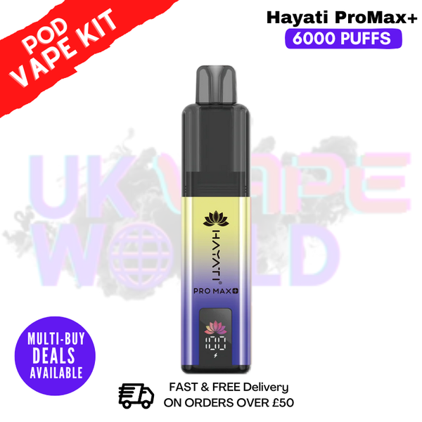 Hayati Pro Max 6K Prefilled Pod Kit - Any 3 For £21