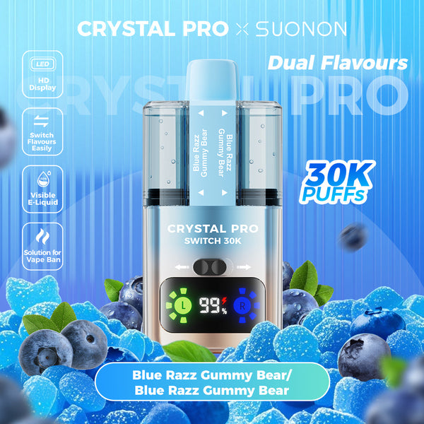 Crystal Pro Switch 30K Puff Prefilled Vape Kit - Starting From £11.00