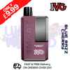 Shop Blue Razz Cherry IVG 5500 Smart Disposable Kit - ONLY £9.99 - UK Vape World