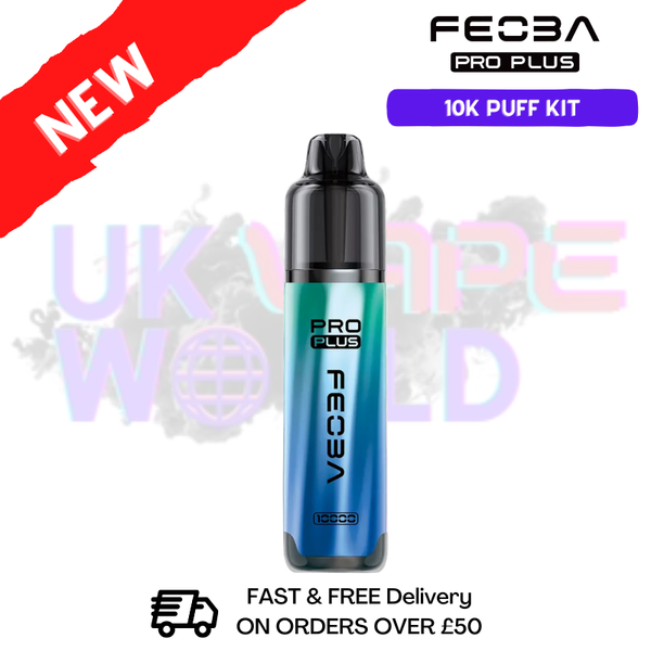 Blue Slush Feoba Pro Plus 10K Puff Vape Kit - ukvapeworld