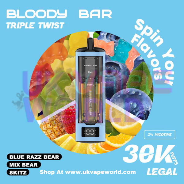Shop Blue Razz Bear Bloody Bar 30K Triple-Twist Kit