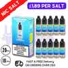 Blue Razz ICE - Bloody Mary 10ML Nic Salt
