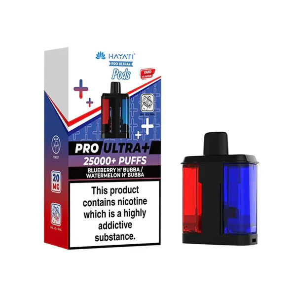 Hayati Pro Ultra Plus 25k Prefilled Pods - Box of 5