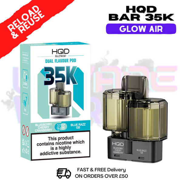 HQD 35K Glow Air Replacement Pods
