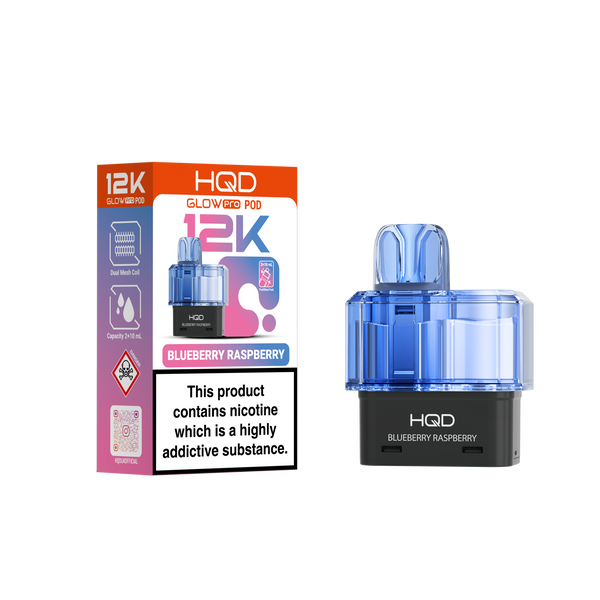 HQD Glow Pro 12k Replacement Pods - £5.49 Only