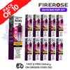 Blueberry cherry cranberry Firerose 600 Puff Vape Kits Box of 10 - ukvapeworld