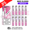 Bubble Cherry SKE CL2000 Kits Box Of 10 - £39.99 - ukvapeworld