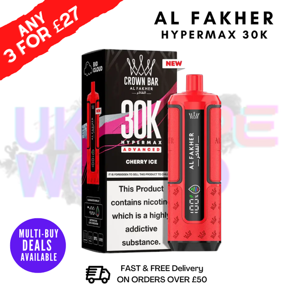 Cherry Ice Al Fakher 30K HyperMax Pod Kit- ukvapeworld