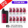 Cherry Fizz Titan X 50000 Puff Pod Kit Box Of 10 - ukvapeworld