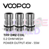 VooPoo TPP Replacment DM2 Coil 0.2ohm Resistance