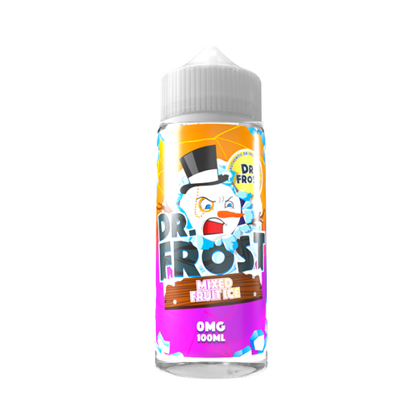 wonderful eliquid blend from the good people over at Dr Frost features a delicious icy fusion between tangy passion fruit and juicy mangos, then the blend is infused with mixed berries and Ice for a delicious frosty taste. - DR FROST MIXED FRUIT -