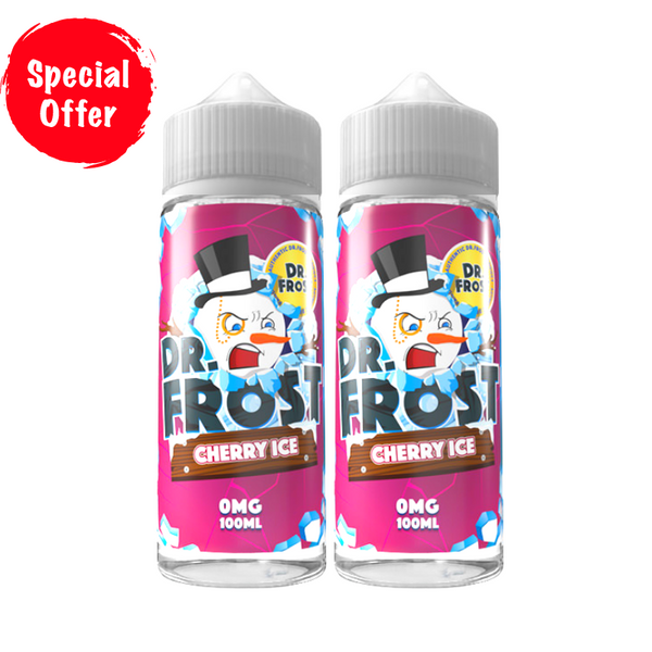 Dr Frost Shortfill E Juices - Special Offer: Buy Any 2 For £15.99 - Cherry ICE
