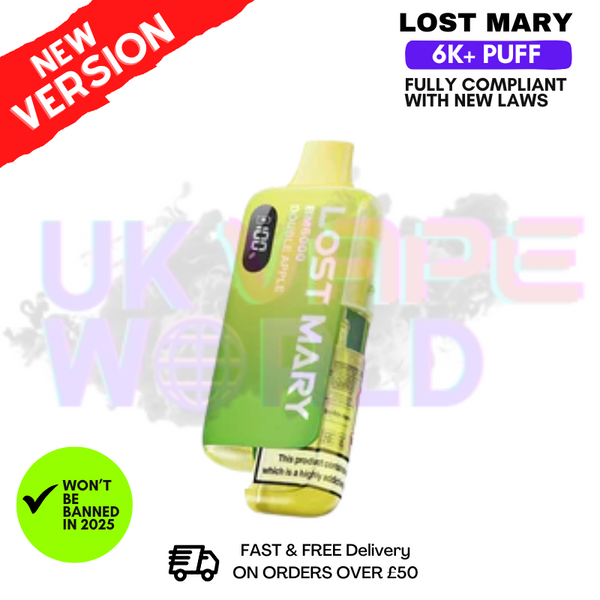 Double Apple Lost Mary 6K Puff Pod Kit