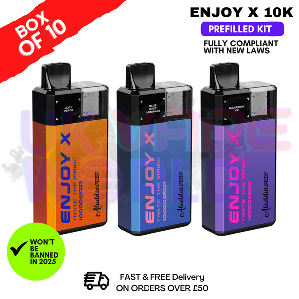 Shop Enjoy X Ultra 10K BOX OF 10 - UK Vape World