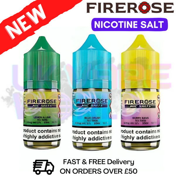 Firerose 4500 Nic Salt 10ML eLiquid - UK Vape World