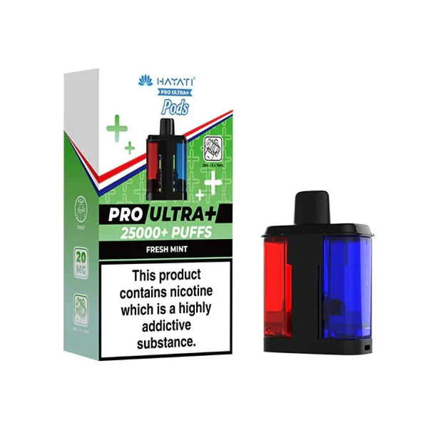Hayati Pro Ultra Plus 25k Prefilled Pods - Box of 5
