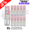 Shop Fresh Raspberry Mojito Pod Salt Nexus Nic Salt Box Of 10 - UK Vape World