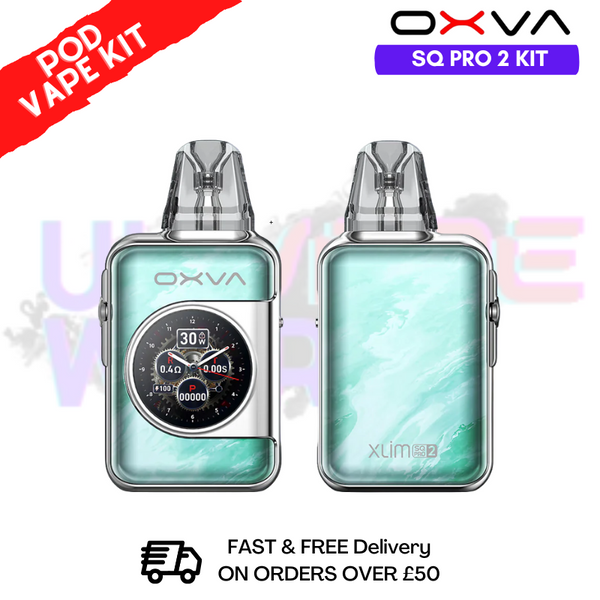 Oxva Xlim SQ Pro 2 Pod Kit + FREE Nic Salt - Only £22.99
