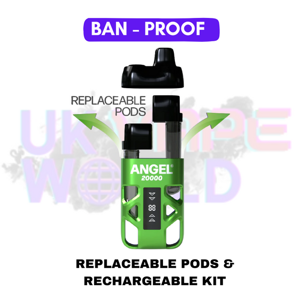 Green Edition Angel Bar 20K Puff Twist Prefilled Pod Kit