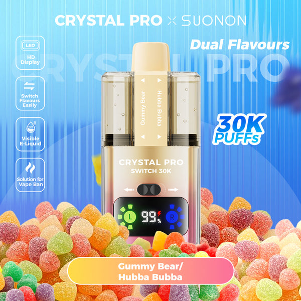 Crystal Pro Switch 30K Puff Prefilled Vape Kit - Starting From £11.00