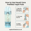 Hayati Liora Prefilled Pods Setup
