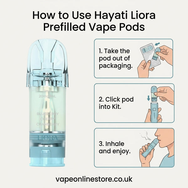 Hayati Liora Prefilled Pods Setup