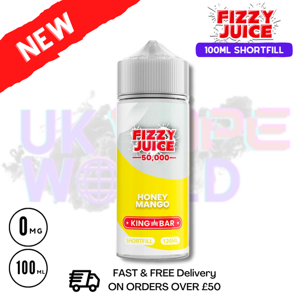 Shop Honey Mango Fizzy Juice 100ml E-Liquid - UK Vape World