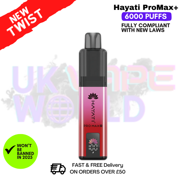 Hayati Pro Max 6K Prefilled Pod Kit - Any 3 For £21