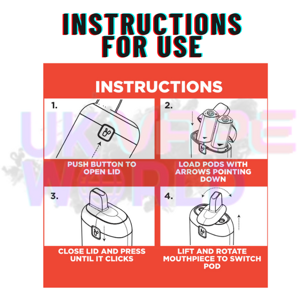 How to Use IVG AIR 2 IN 1 DEVICE!