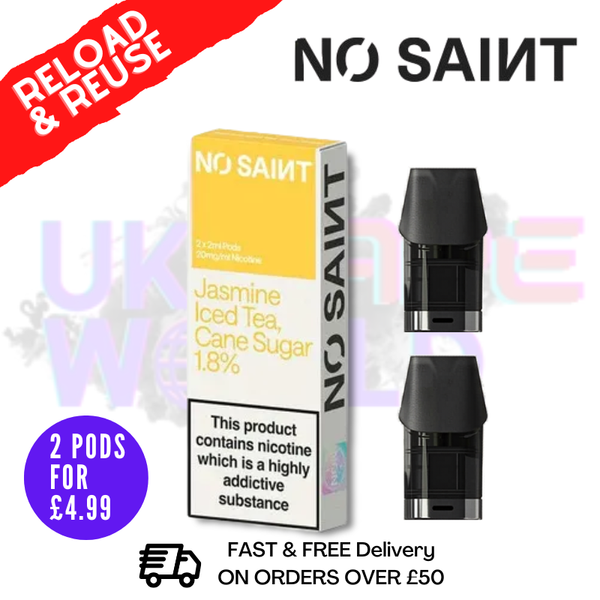 No Saint Replacement Pods Two-Pod Pack - £4.99