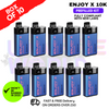 Cherry ICE Enjox X 10K Puff Prefilled Pod Kits Box Of 10