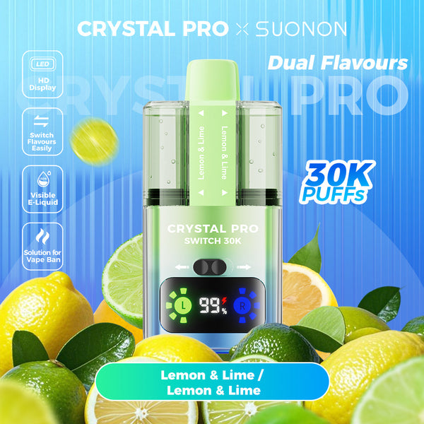 Crystal Pro Switch 30K Puff Prefilled Vape Kit - Starting From £11.00
