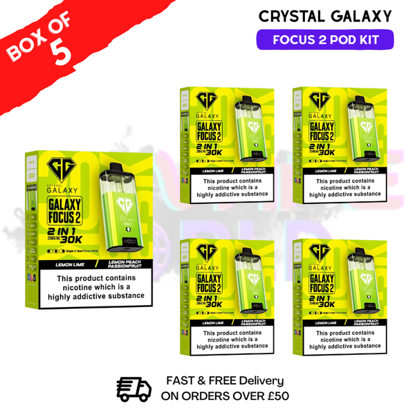 Lemon Lime Crystal Galaxy 30K Kits Box Of 5