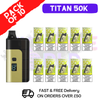 Lemon Lime Titan X 50000 Puff Pod Kit Box Of 10 - ukvapeworld