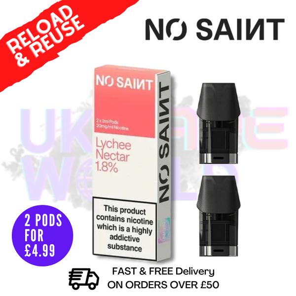 No Saint Replacement Pods Two-Pod Pack - £4.99