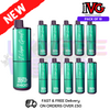Box Of 10 - Menthol Edition IVG 2400 Disposable Vape Pen Kit - UK Vape World