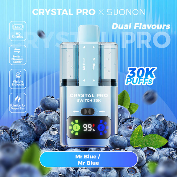 Crystal Pro Switch 30K Puff Prefilled Vape Kit - Starting From £11.00