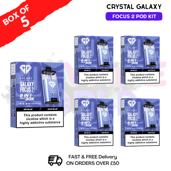 Mr Blue Crystal Galaxy 30K Kits Box Of 5