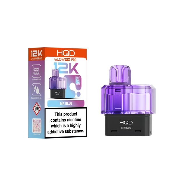 HQD Glow Pro 12k Replacement Pods - £5.49 Only