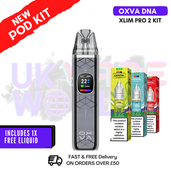 Nebula Gray Oxva Xlim Pro 2 DNA Pod Kit
