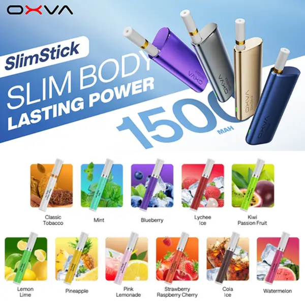 Oxva Slim Stick Kit - and Flavours List