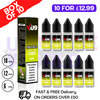 Pineapple VU9 E-Liquid Juice 10ml Nic Eliquid - 10 x 10ML Bundle - UK Vape World