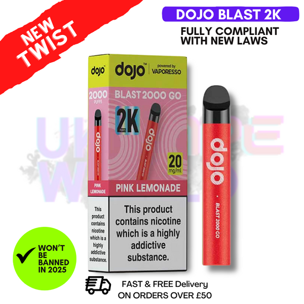 Pink LemonadeDojo Blast 2000 2K Puff Kit-ukvapeworld