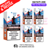 Hayati 25K Red Razz GB Replacement Pods Box Of 5 - ukvapeworld