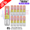 Shop Raspberry Grapefruit Pod Salt Nexus Nic Salt Box Of 10 - UK Vape World