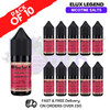 Raspberry Peach Elux Legend Nic Salt BOX OF 10