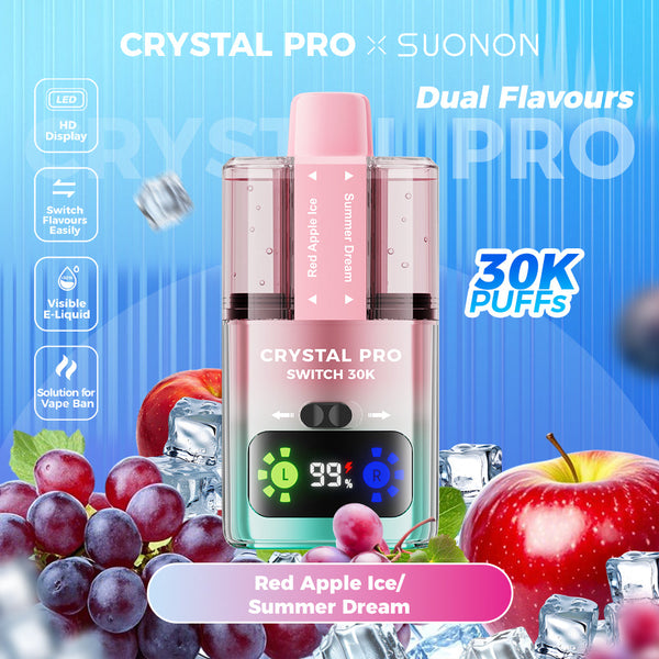 Crystal Pro Switch 30K Puff Prefilled Vape Kit - Starting From £11.00