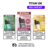 Shop-Titan Pro 15K 15000 Puff Pod Kit UK Vape World
